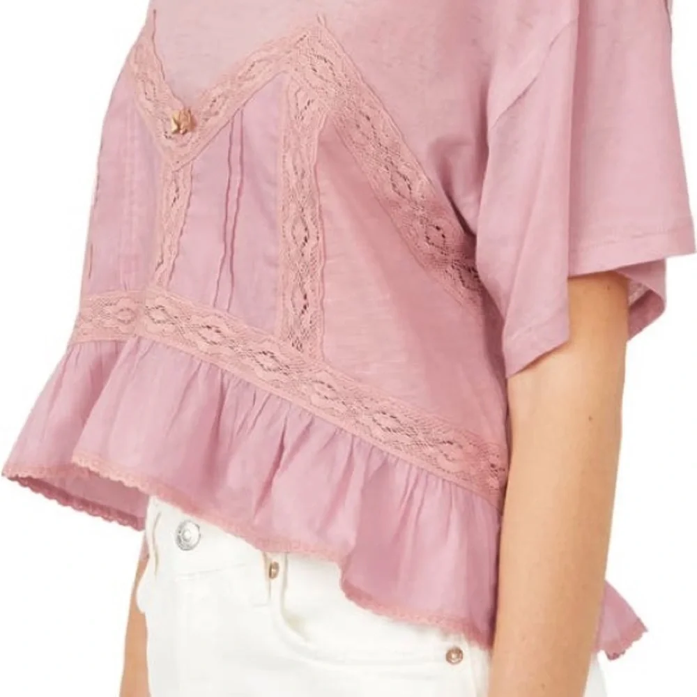 Free People Fall in Love Tee. - Picture 3 of 5